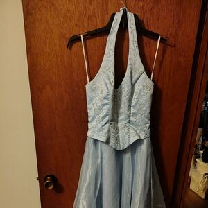 BECCA Light Blue Formal Kids Dress